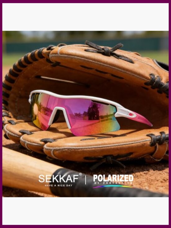 Polarized Sports Sunglasses with UV400 Protection for Outdoor Activities